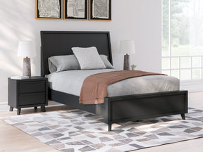 Danziar Black Full Panel Bed (Online Special Price) - Ornate Home