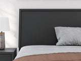 Danziar Black Full Panel Platform Bed, Dresser and Mirror (Online Special Price) - Ornate Home