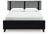 Danziar Black Full Slat Panel Bed (Online Special Price) - Ornate Home