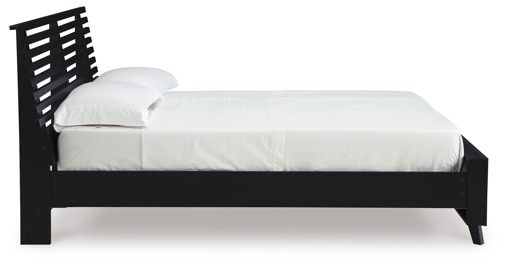 Danziar Black Full Slat Panel Bed (Online Special Price) - Ornate Home
