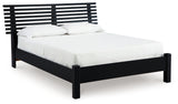 Danziar Black Full Slat Panel Bed (Online Special Price) - Ornate Home