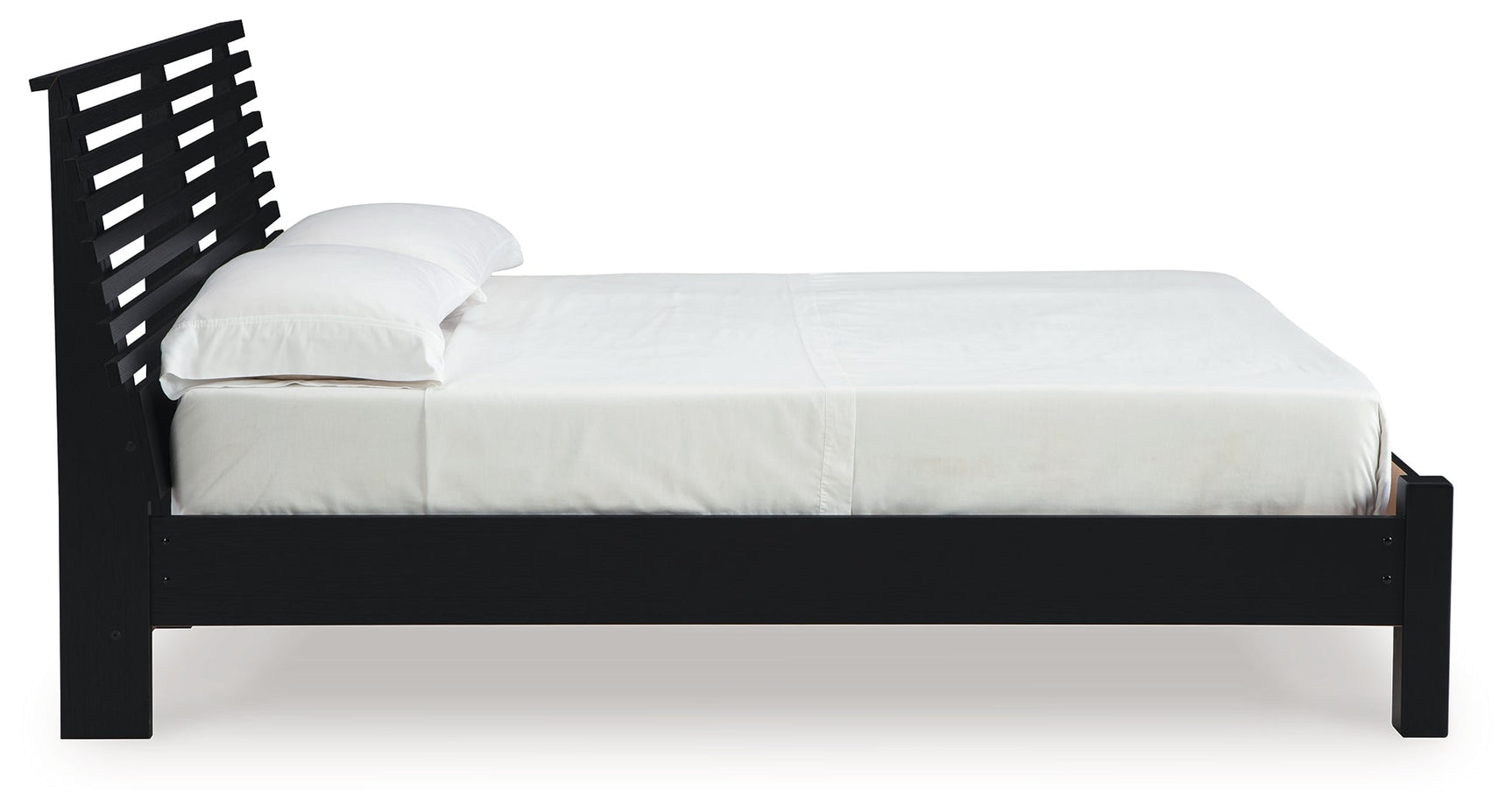 Danziar Black Full Slat Panel Bed (Online Special Price) - Ornate Home