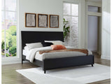 Danziar Black King Panel Bed (Online Special Price) - Ornate Home