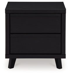 Danziar Black Nightstand - Ornate Home