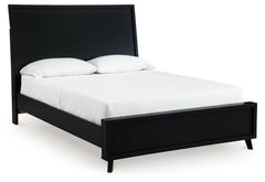 Danziar Black Queen Bedroom Set with Dresser, Mirror, Chest and Nightstand - Ornate Home