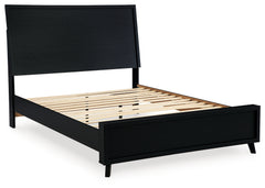 Danziar Black Queen Bedroom Set with Dresser, Mirror, Chest and Nightstand - Ornate Home