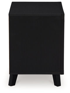 Danziar Black Queen Bedroom Set with Dresser, Mirror, Chest and Nightstand - Ornate Home