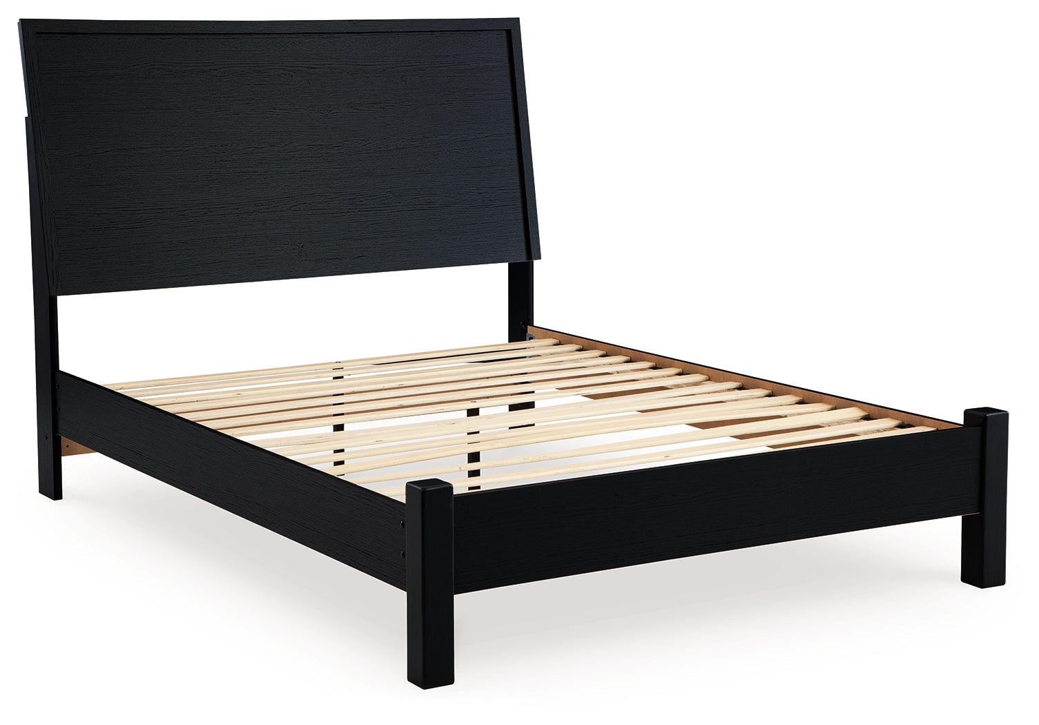 Danziar Black Queen Panel Bed, Dresser and Mirror (Online Special Price) - Ornate Home