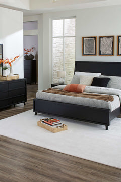 Danziar Black Queen Panel Bed - Ornate Home