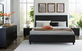 Danziar Black Queen Panel Bed - Ornate Home