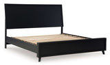 Danziar Black Queen Panel Bed - Ornate Home