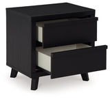 Danziar Black Queen Panel Bedroom Set with Chest and Nightstand (Online Special Price) - Ornate Home