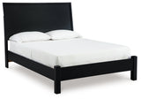 Danziar Black Queen Panel Bedroom Set with Dresser and Mirror (Online Special Price) - Ornate Home