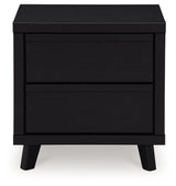 Danziar Black Queen Panel Bedroom Set with Dresser and Mirror (Online Special Price) - Ornate Home