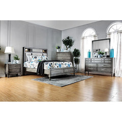 Daphne Gray Cal.King Bed - Ornate Home