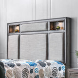 Daphne Gray Cal.King Bed - Ornate Home