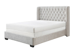 Daphne Oat Tweed King Upholstered Bed - Ornate Home