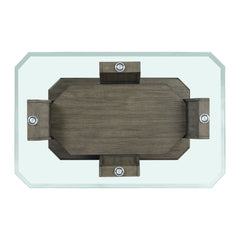 Dapper Grey Rectangular Coffee Table - Ornate Home