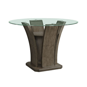 Dapper Grey Round Counter Table - Ornate Home