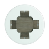 Dapper Grey Round Counter Table - Ornate Home
