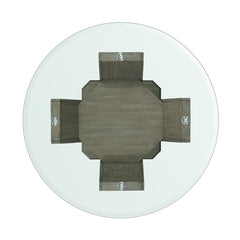 Dapper Grey Round Counter Table