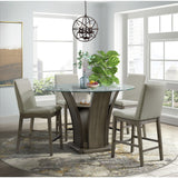 Dapper Grey Round Counter Table - Ornate Home