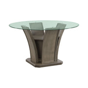 Dapper Grey Round Dining Table - Ornate Home