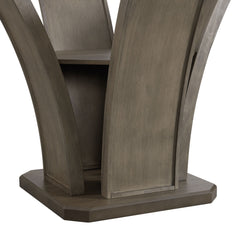 Dapper Grey Round Dining Table - Ornate Home