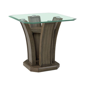 Dapper Grey Square End Table - Ornate Home