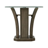 Dapper Grey Square End Table - Ornate Home