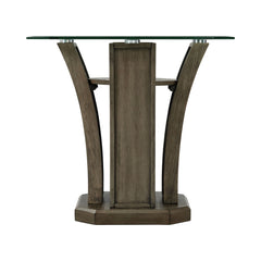 Dapper Grey Square End Table - Ornate Home