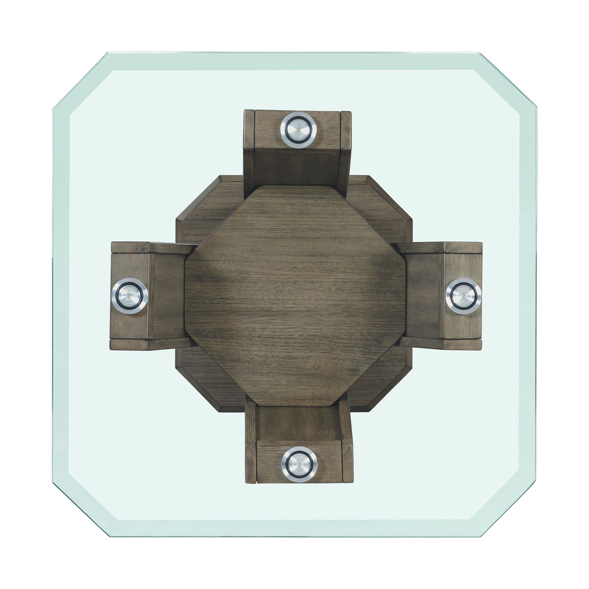 Dapper Grey Square End Table - Ornate Home