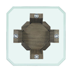 Dapper Grey Square End Table - Ornate Home