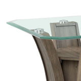 Dapper Grey Square End Table - Ornate Home