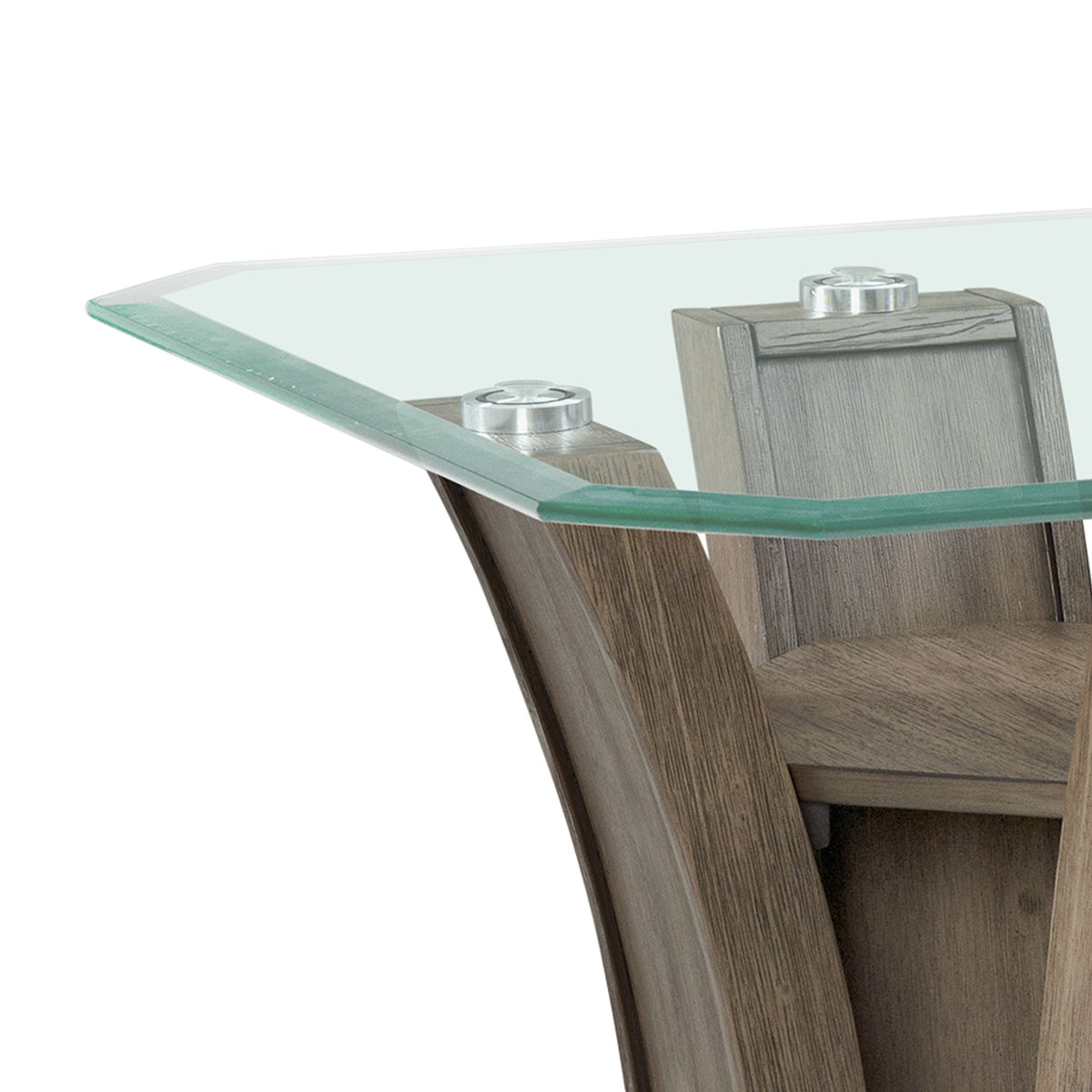 Dapper Grey Square End Table - Ornate Home