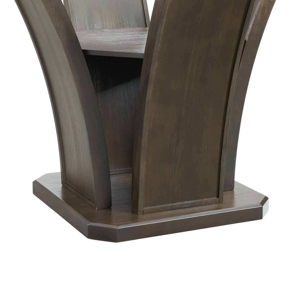 Dapper Walnut Round Dining Table - Ornate Home
