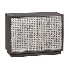Dapple Brown/Cream Two-Door Cabinet - Ornate Home