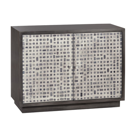 Dapple Brown/Cream Two-Door Cabinet - Ornate Home