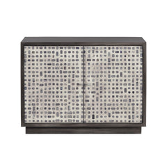 Dapple Brown/Cream Two-Door Cabinet - Ornate Home