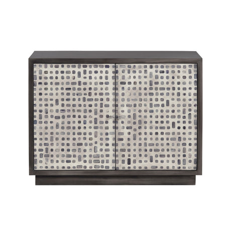 Dapple Brown/Cream Two-Door Cabinet - Ornate Home