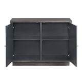 Dapple Brown/Cream Two-Door Cabinet - Ornate Home