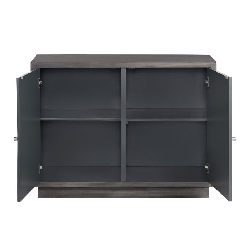 Dapple Brown/Cream Two-Door Cabinet - Ornate Home