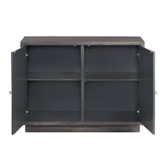 Dapple Brown/Cream Two-Door Cabinet - Ornate Home