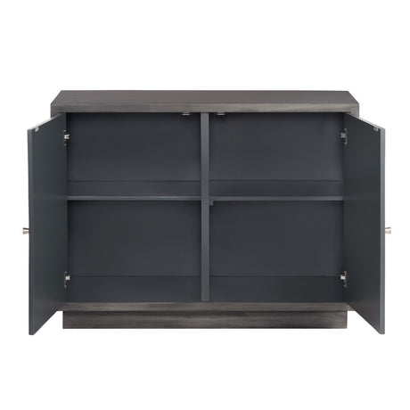 Dapple Brown/Cream Two-Door Cabinet - Ornate Home