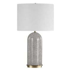 Dapple Brown/White Table Lamp - Ornate Home
