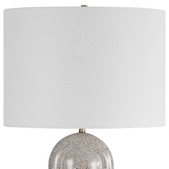 Dapple Brown/White Table Lamp - Ornate Home