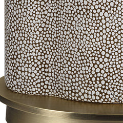Dapple Brown/White Table Lamp - Ornate Home