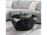 Dara Black Coffee Table - Ornate Home