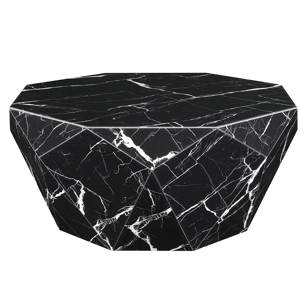 Dara Black Coffee Table - Ornate Home