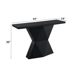 Dara Black Console Table - Ornate Home